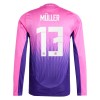 Maillot à Manches Longues Allemagne Muller 13 Extérieur Euro 2024 Pour Homme